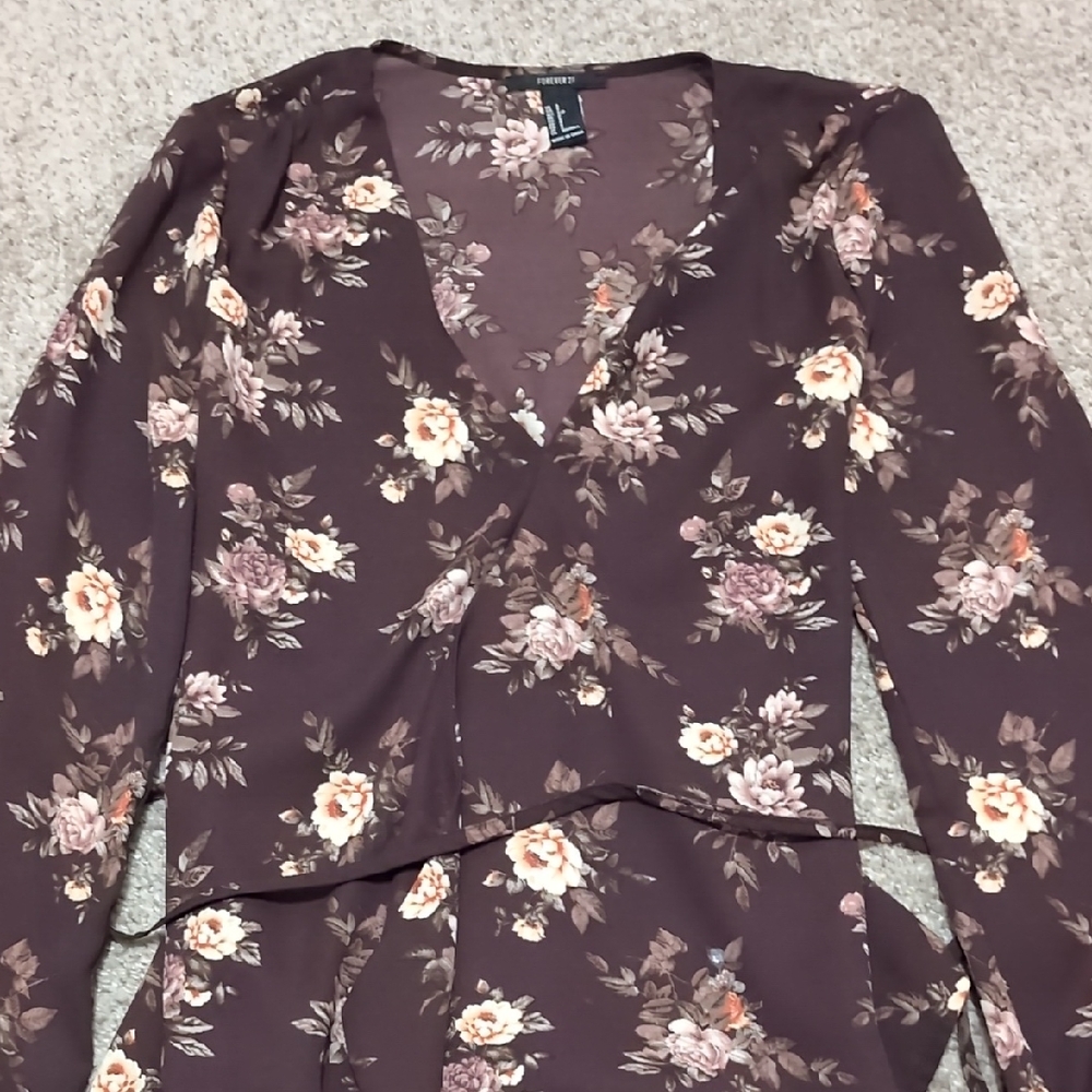 Forever 21 Floral Print Top